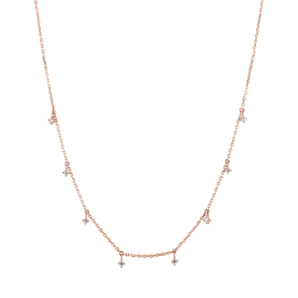 Náhrdelník s diamantmi Disco Diva