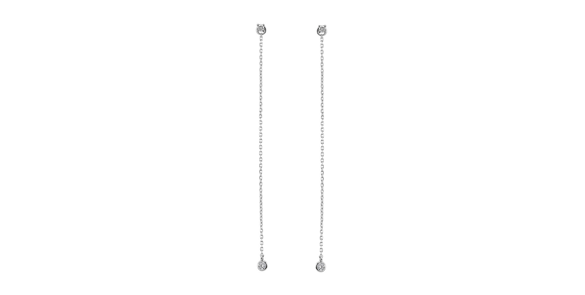 Náušnice s diamantmi Ariette