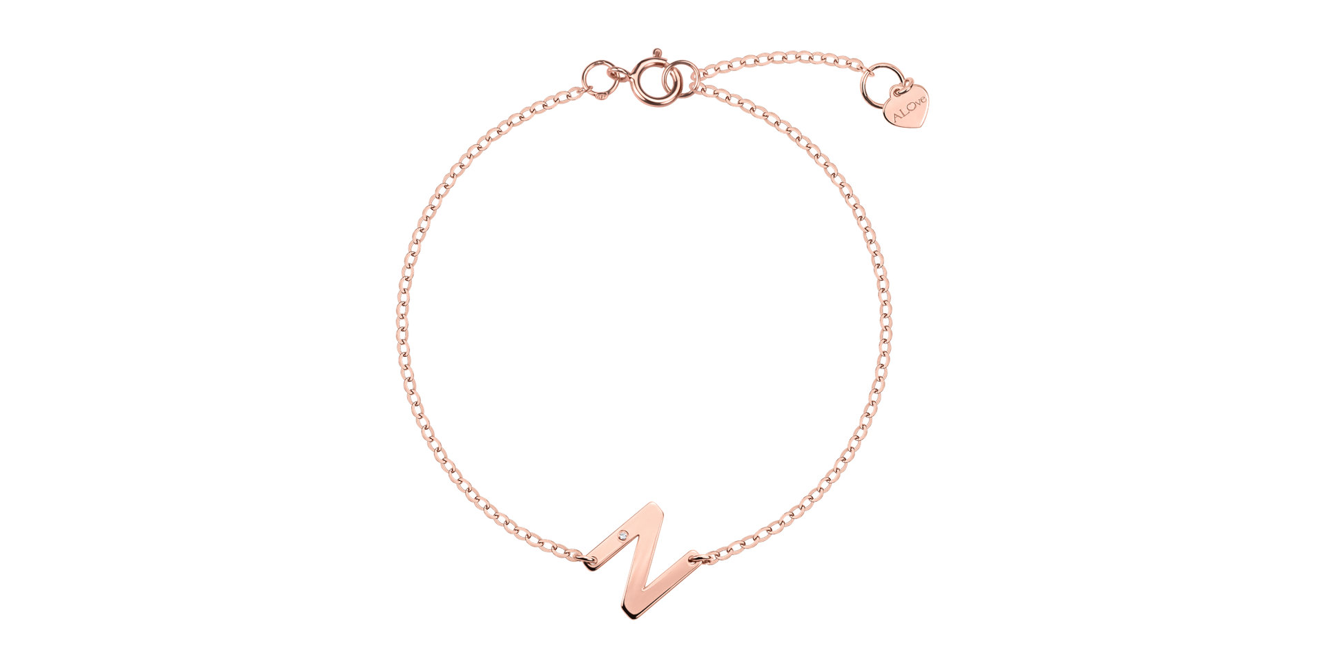 Náramok s diamantom Big Line