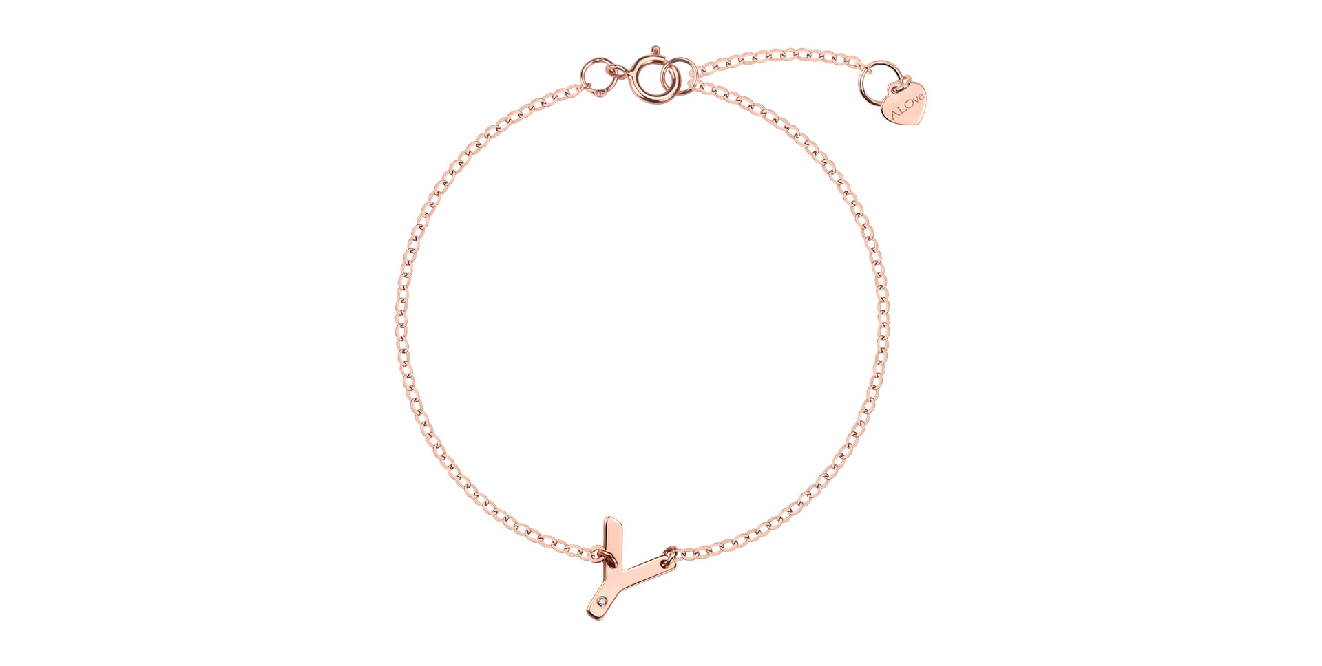 Náramok s diamantom Big Line