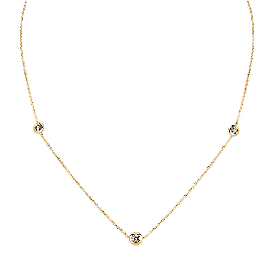 Náhrdelník s diamantmi Ateze