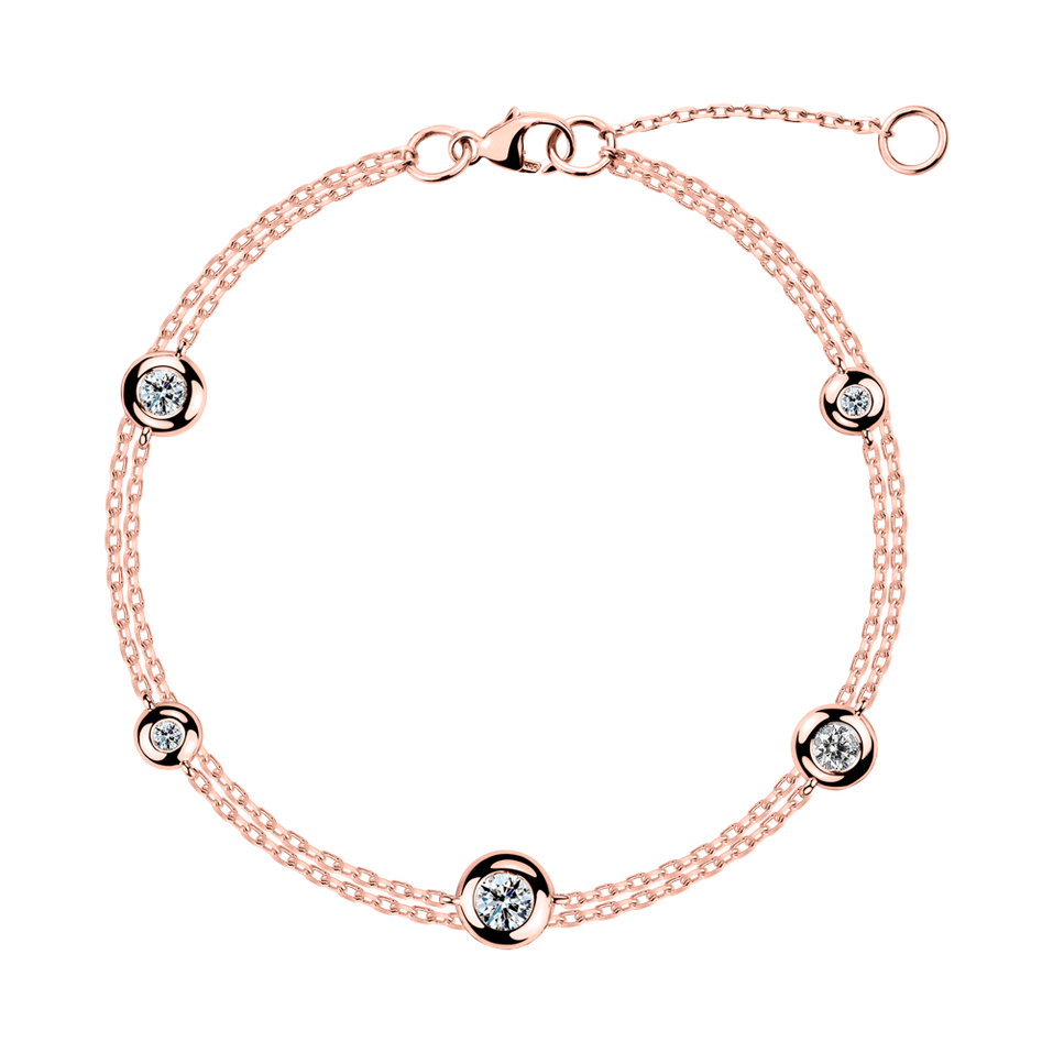 Náramok s diamantmi Love Points