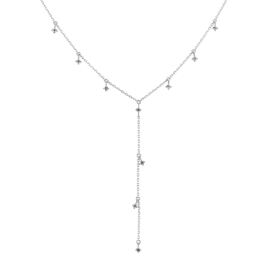 Náhrdelník s diamantmi Náhrdelník s briliantmi Drops of Elegance