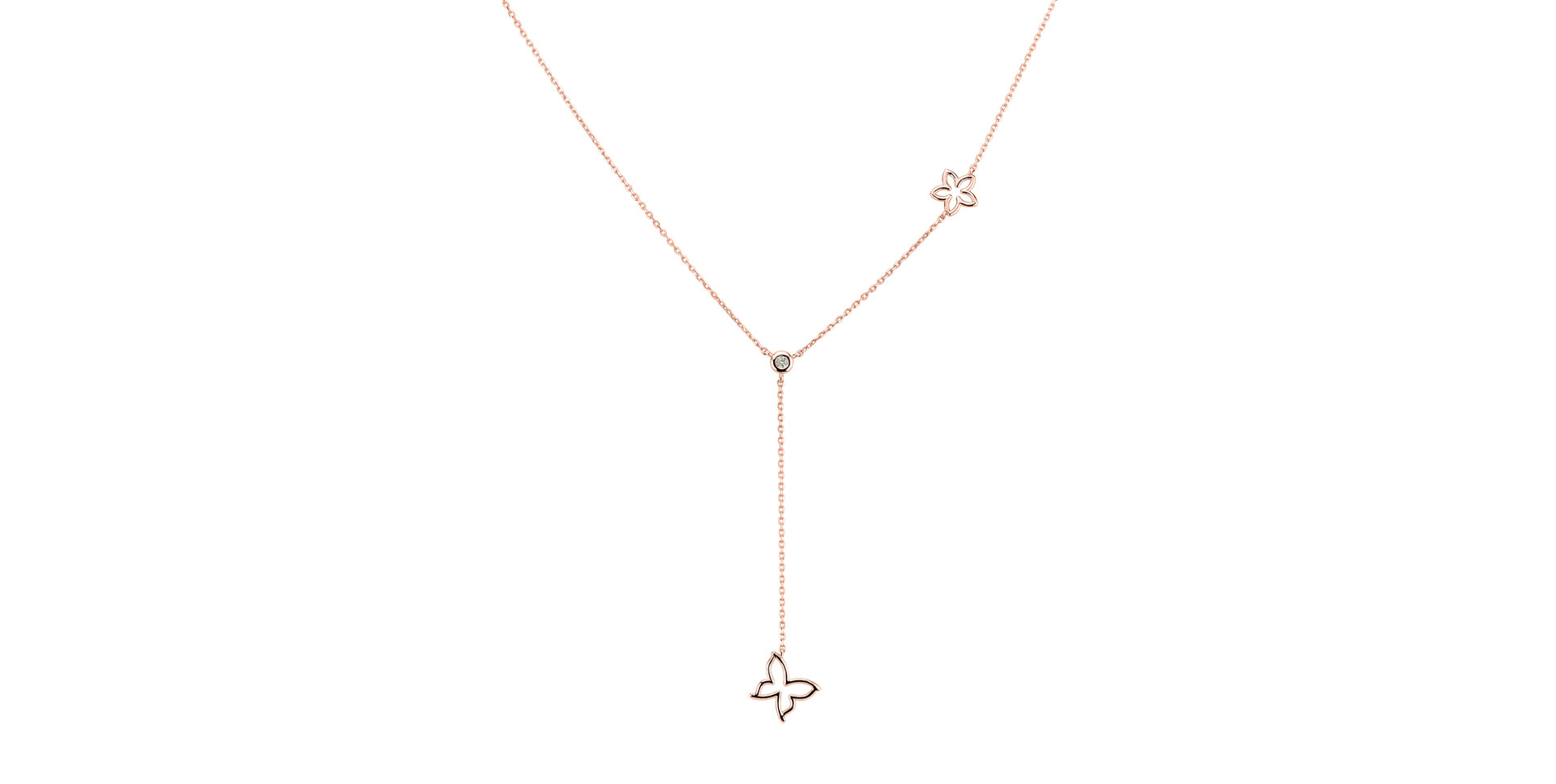 Náhrdelník s diamantom Touch of Spring