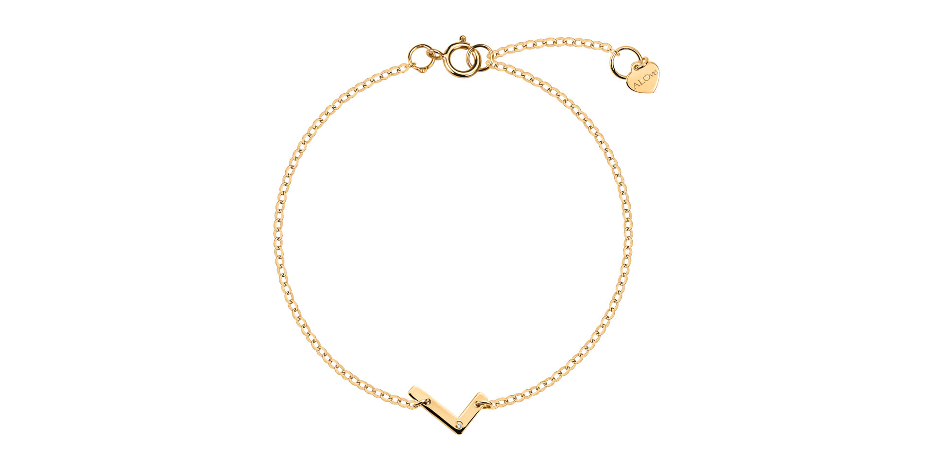 Náramok s diamantom Big Line