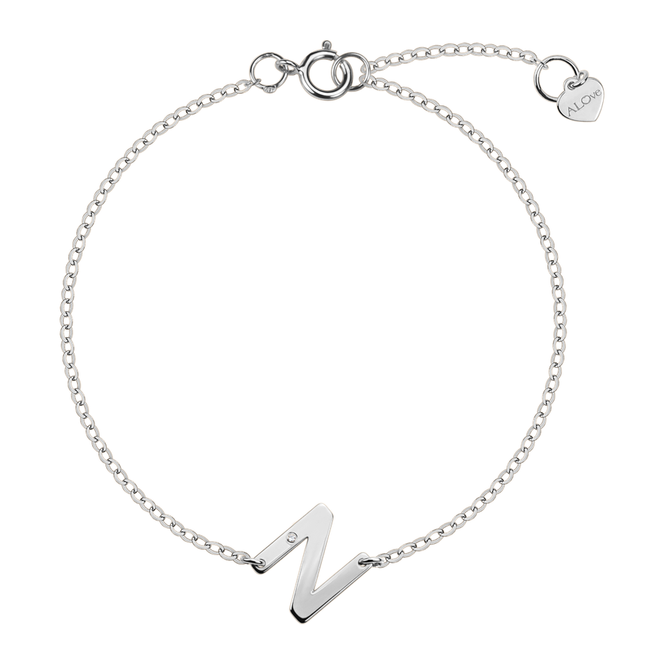 Náramok s diamantom Big Line