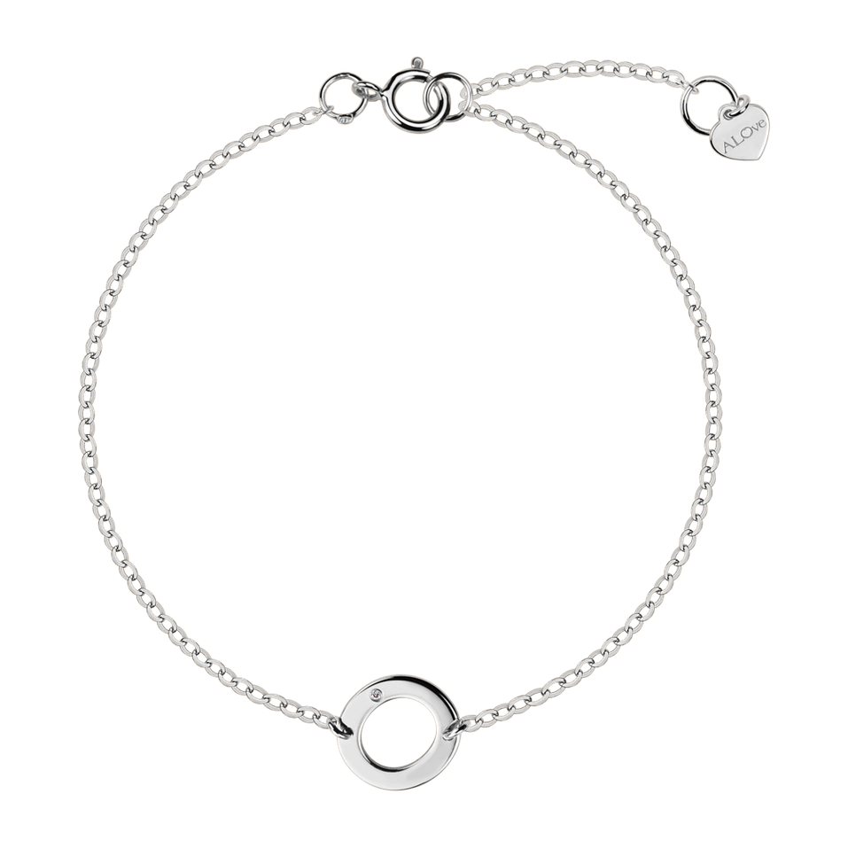 Náramok s diamantom Big Line