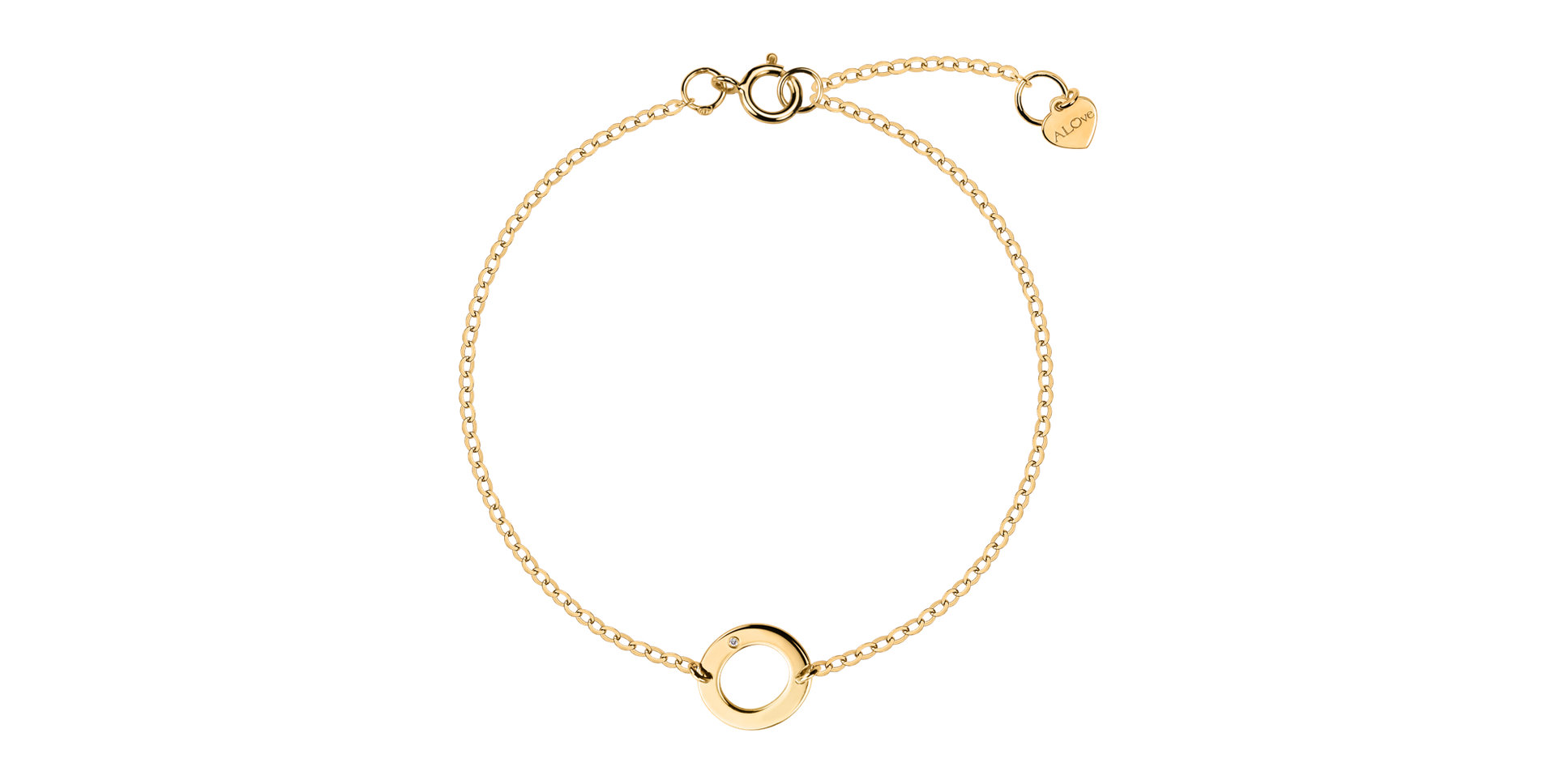 Náramok s diamantom Big Line