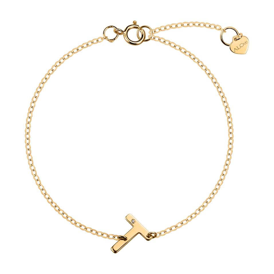 Náramok s diamantom Big Line