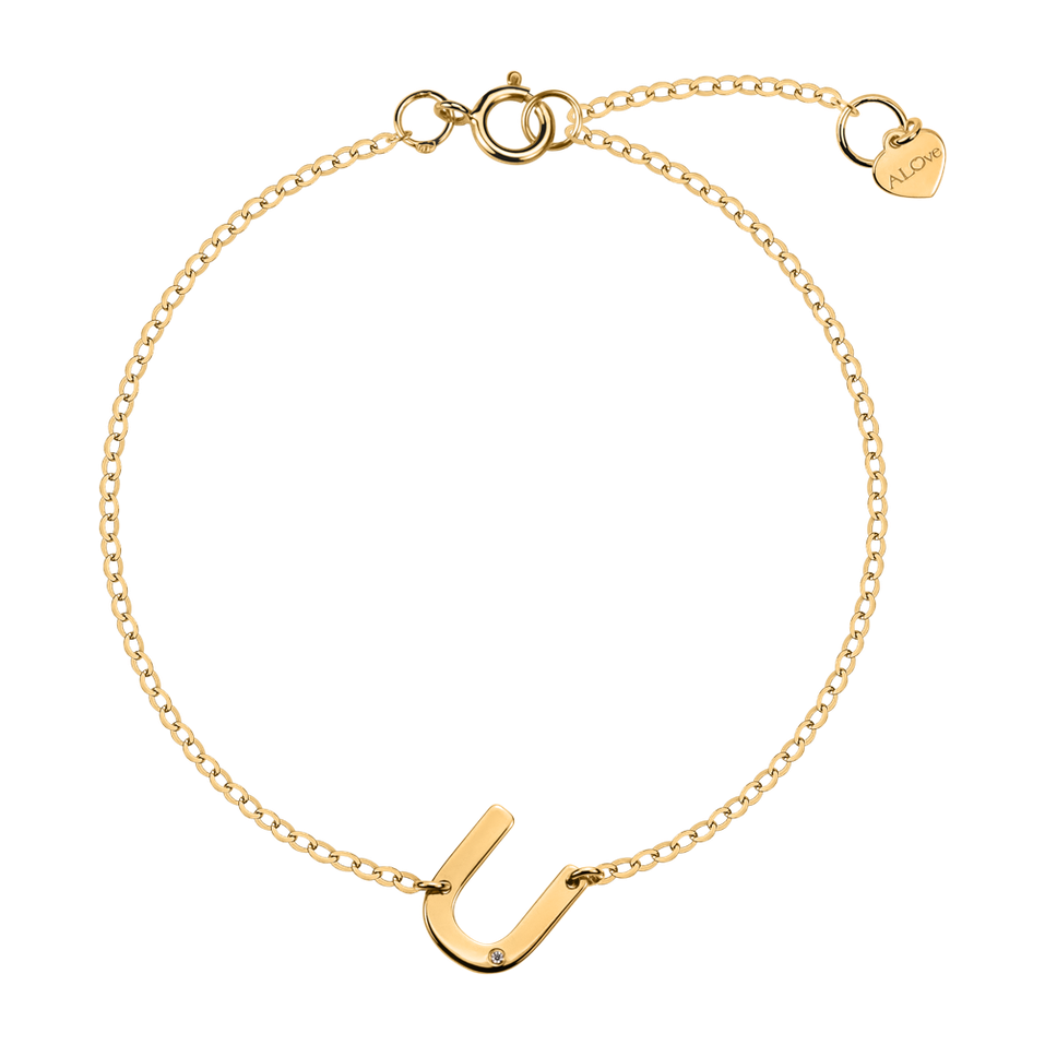 Náramok s diamantom Big Line