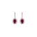 Náušnice s diamantmi a rubínom Princess2