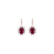 Náušnice s diamantmi a rubínom Princess2