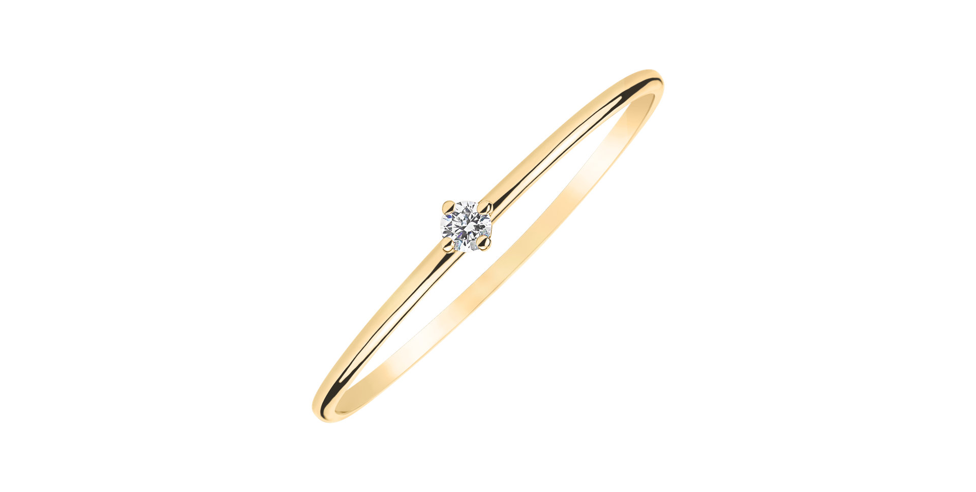 Prsteň s diamantom Tango