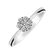 Prsteň s diamantmi Shiny Flower2
