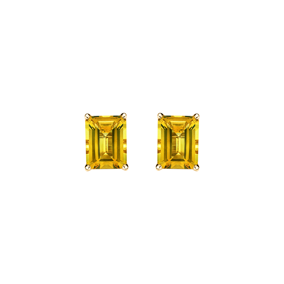 Náušnice s citrínom Winslow