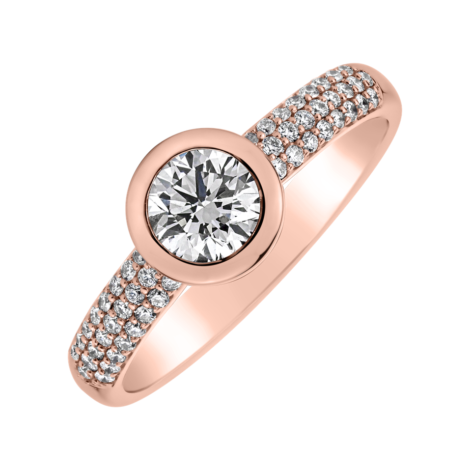 Prsteň s diamantmi Moon Highness