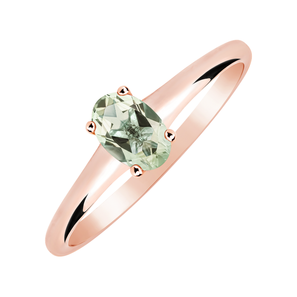 Prsteň s ametystom Mystic Light