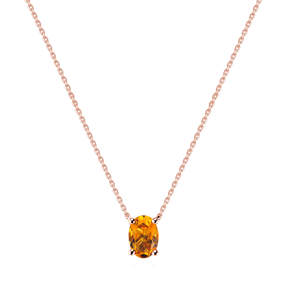 Náhrdelník s citrínom Mystic Depth