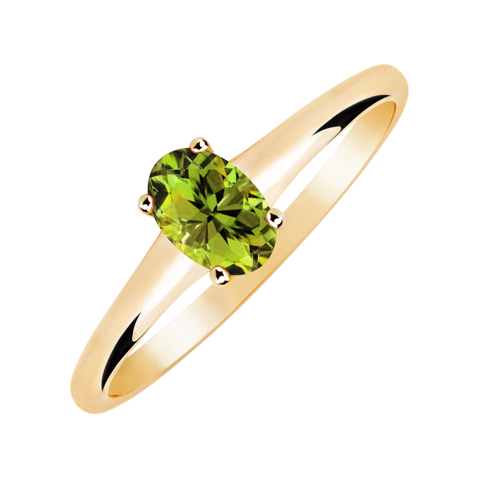 Prsteň s peridotom Mystic Light