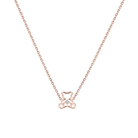 Náhrdelník s diamantom Teddy