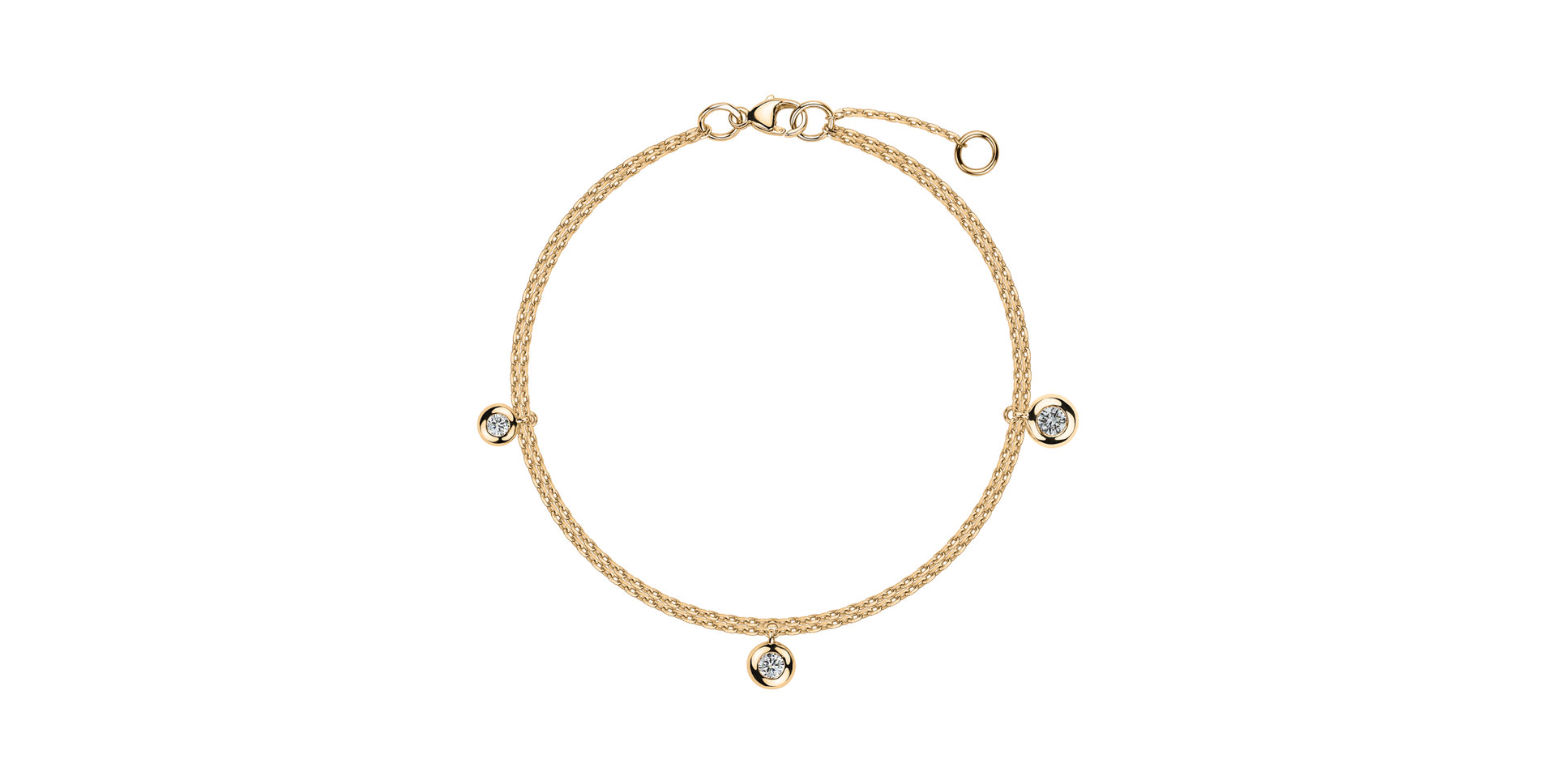 Náramok s diamantmi Dots