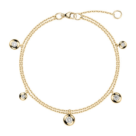 Náramok s diamantmi Dots