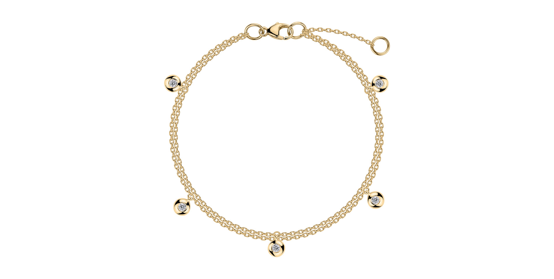 Náramok s diamantmi Adorable Dots