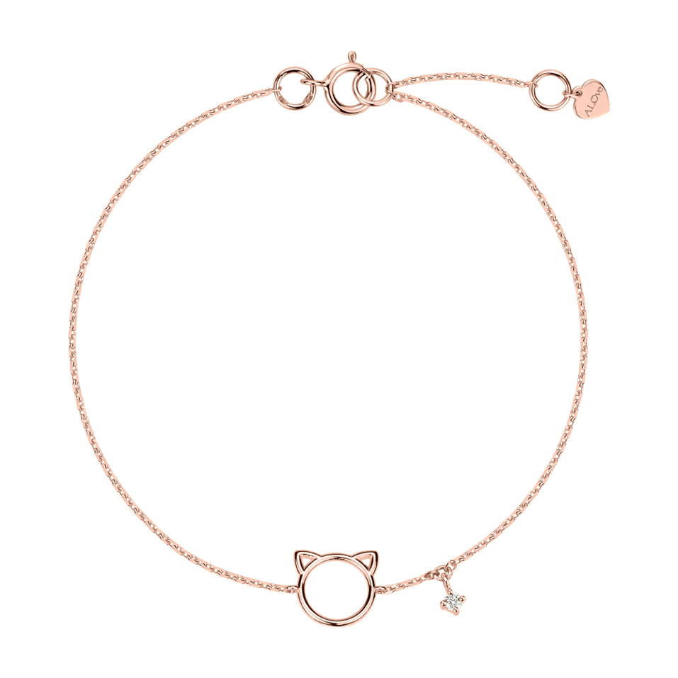 Náramok s diamantom Dear Pet