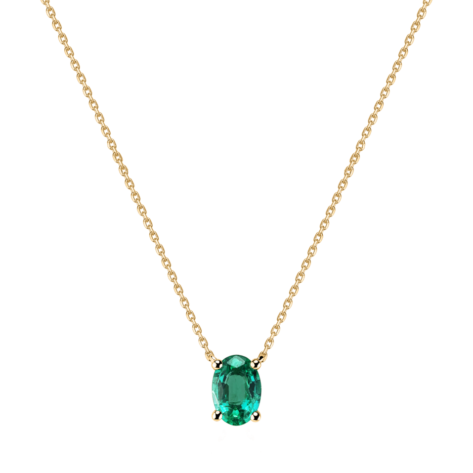 Náhrdelník so smaragom Mystic Depth