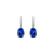 Náušnice s diamantmi a tanzanitom Lauriene2