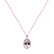 Náhrdelník s diamantom a morganitom Annelise2