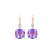 Náušnice s diamantom a ametystom Mirabel2