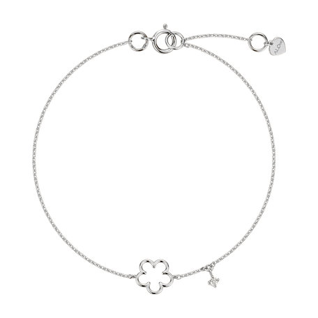 Náramok s diamantom Glossy Daisy