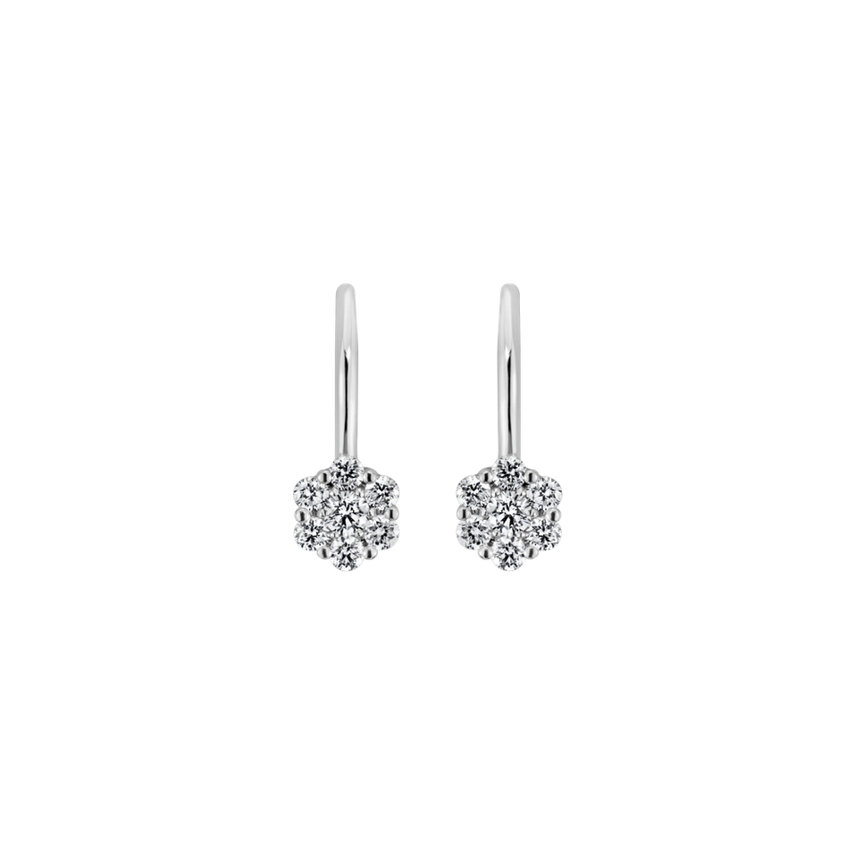 Náušnice s diamantmi Brilliance