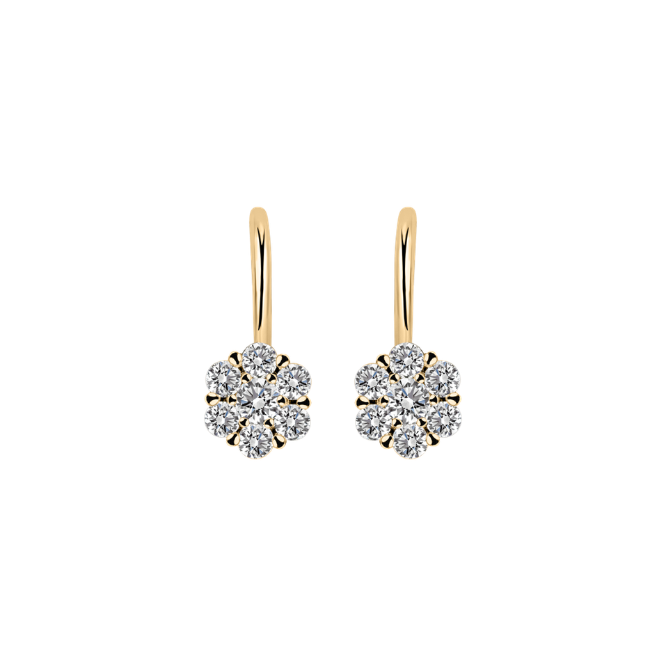 Náušnice s diamantmi Brilliance