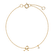 Náramok s diamantom Curly Letter A2