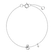 Náramok s diamantom Curly Letter E2