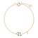 Náramok s diamantom Curly Letter N2