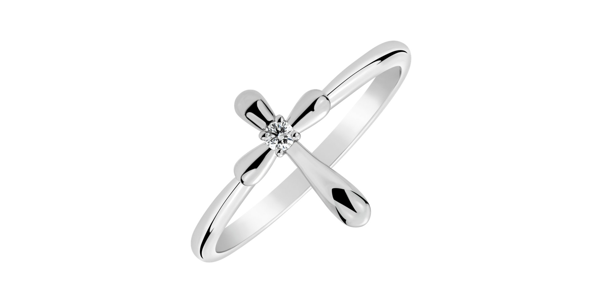 Prsteň s diamantom Inner Light