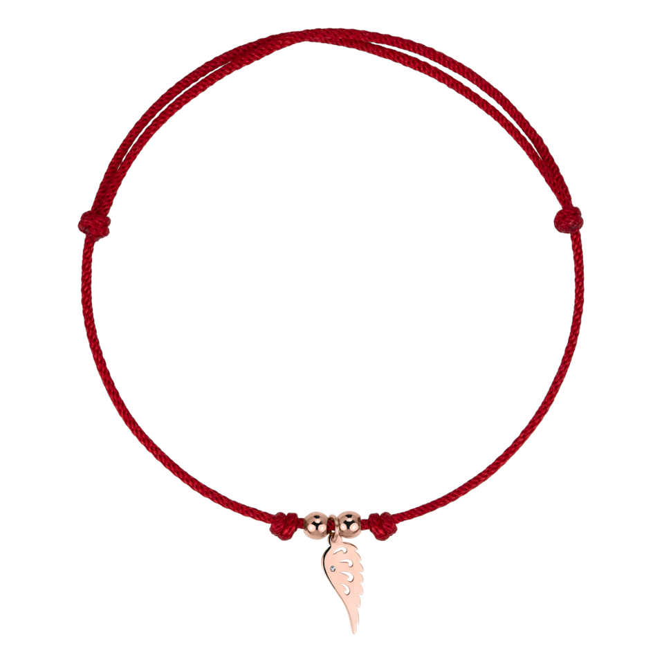 Náramok s diamantom Angel Wing