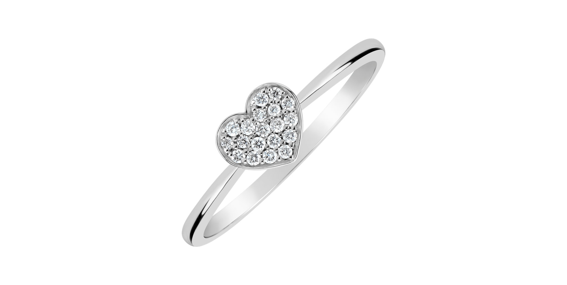 Prsteň s diamantmi Pure Love