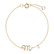 Náramok s diamantom Curly Letter M1