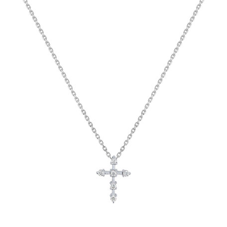 Náhrdelník s diamantmi Sparkling Cross