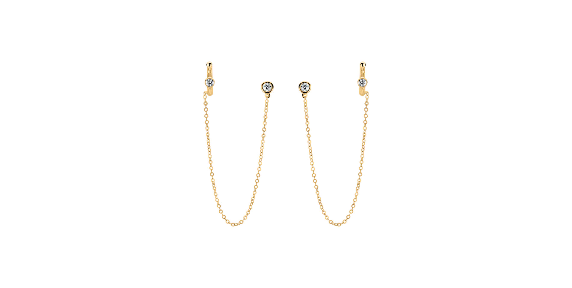 Náušnice s diamantmi Nexa