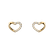 Náušnice s diamantmi Sparkling Heart2