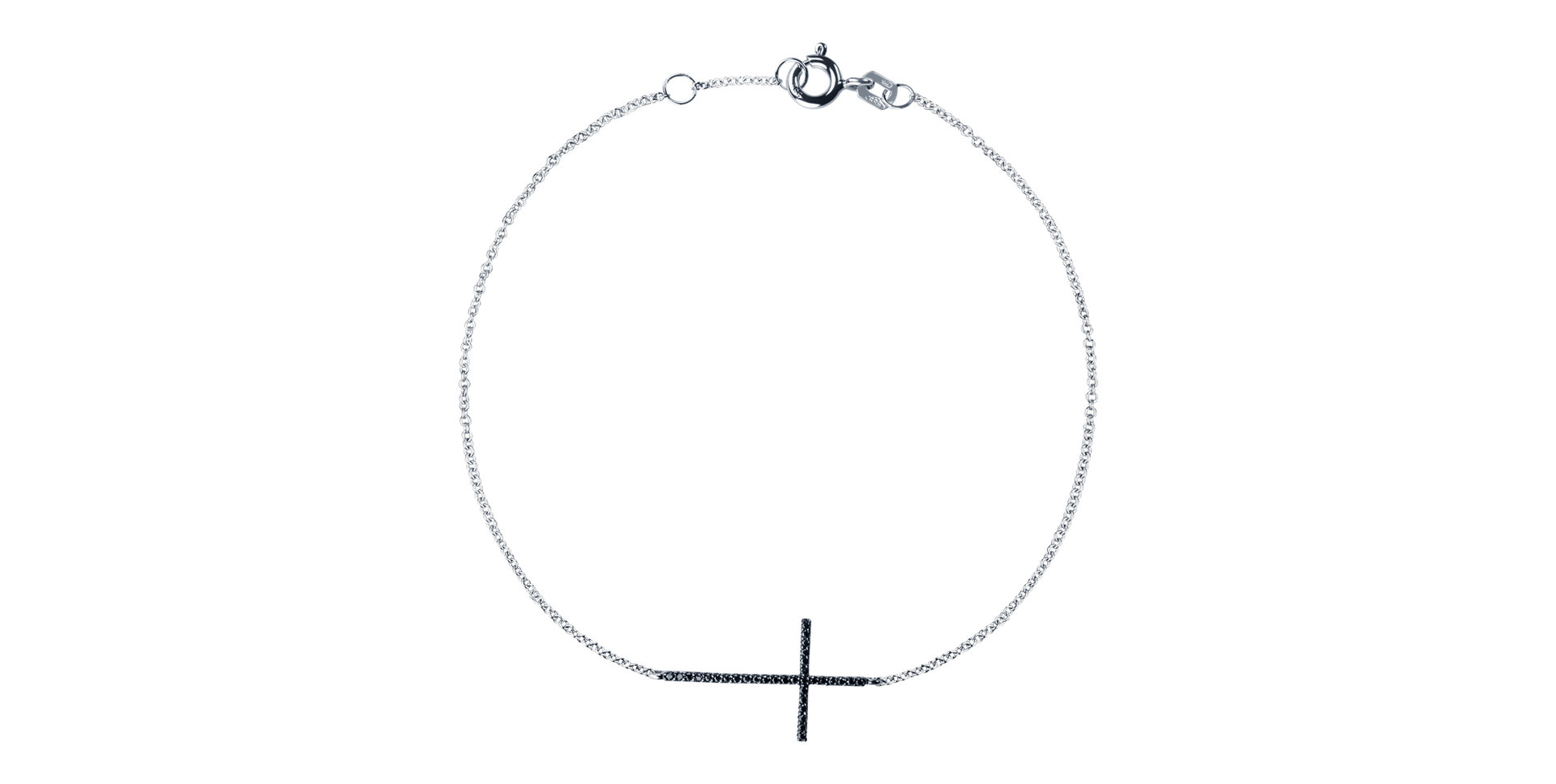 Náramok s diamantmi Big Cross