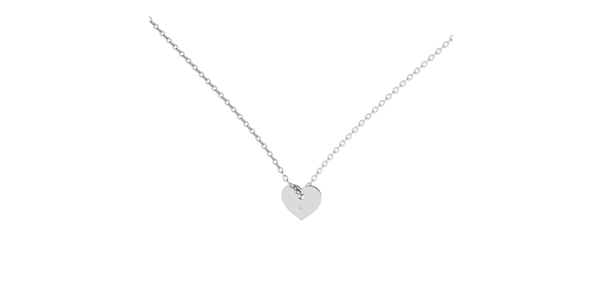Náhrdelník s diamantom Love Symbol
