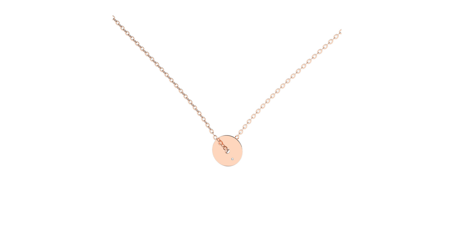 Náhrdelník s diamantom My World