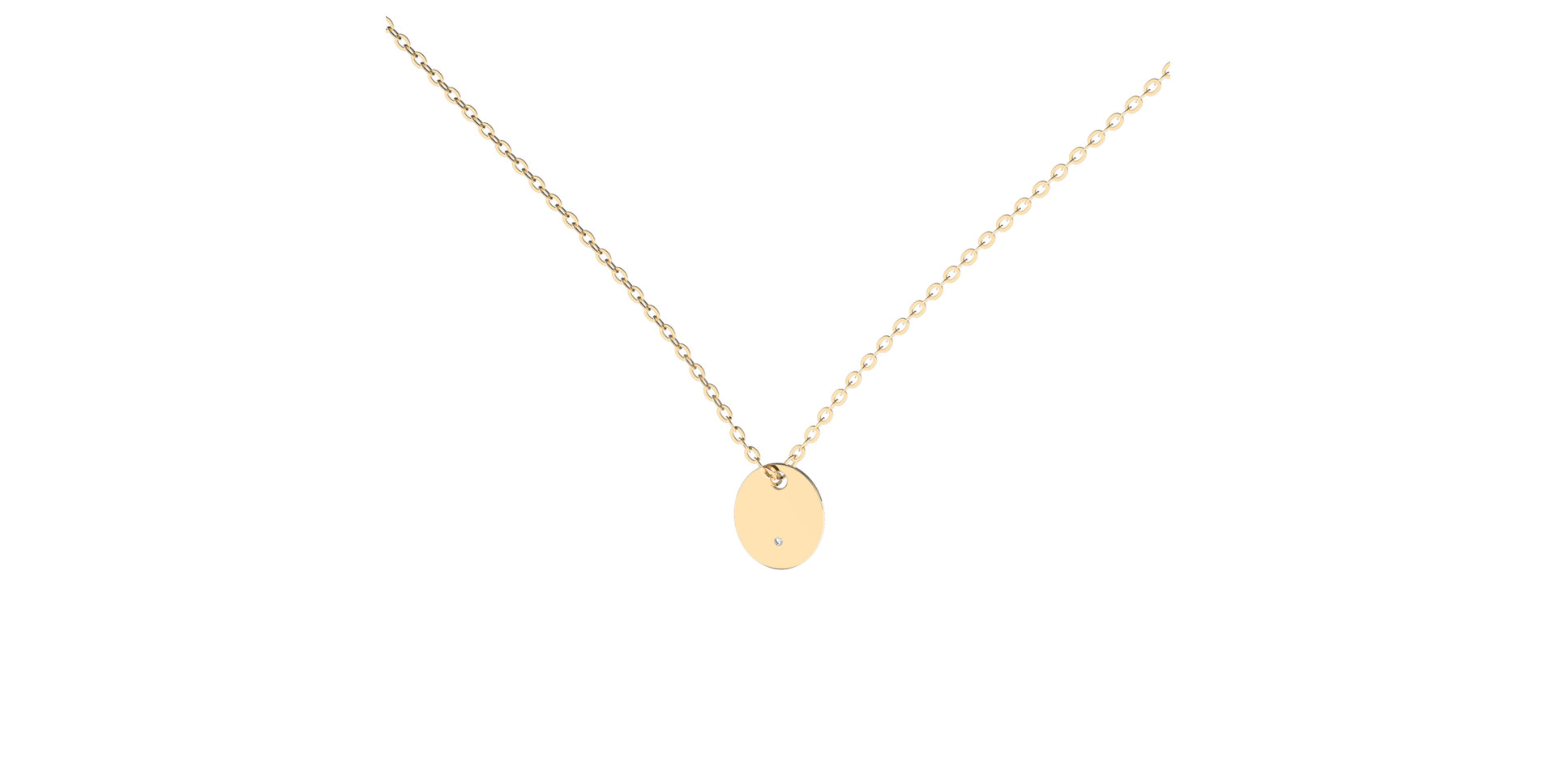 Náhrdelník s diamantom Splendor