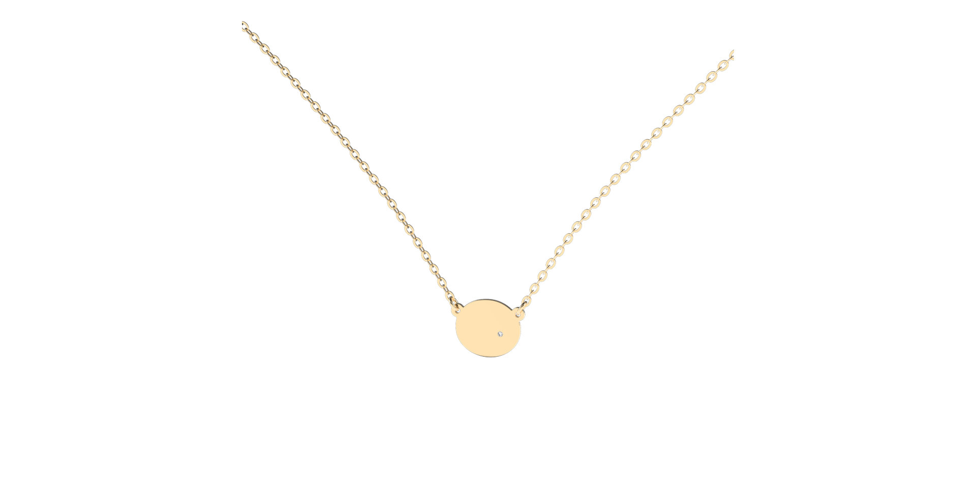 Náhrdelník s diamantom Universe